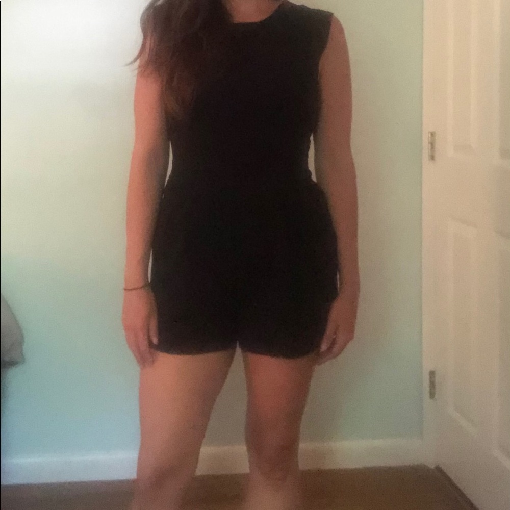 Gorgeous Structured Romper Lace Back & Sides